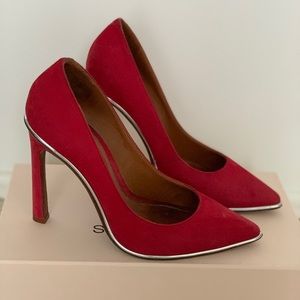 High heels SCHUTZ red 39eur/8b usa